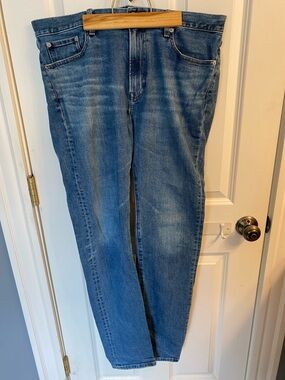 Uniqlo Men's Light Blue Straight Jeans size 34 x 34